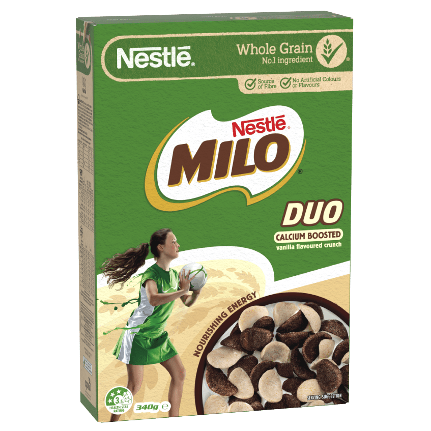 
MILO&lt;sup&gt;®&lt;/sup&gt; DUO CEREAL
