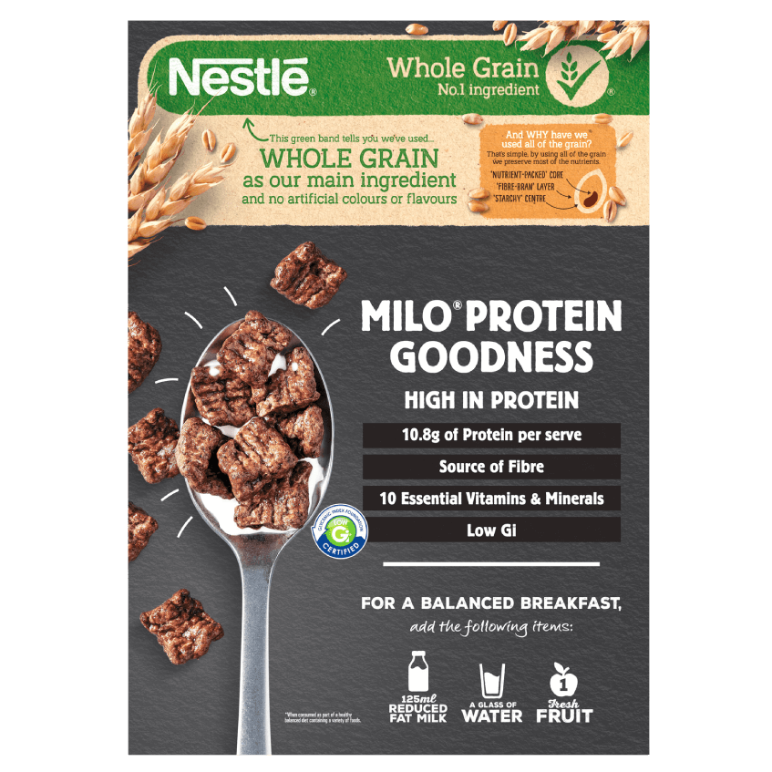 MILO Protein Cereal Nutritions